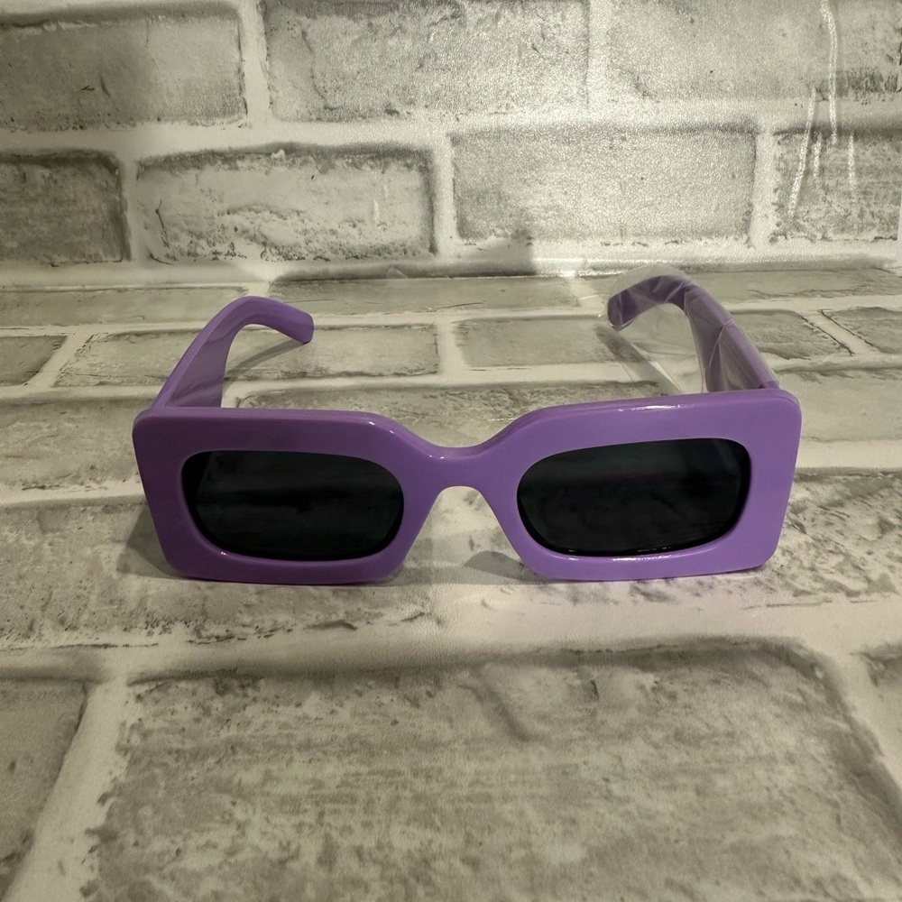 Purple Square glasses